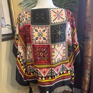NWT Set of Colorful Geometric Patterned Top and Pants